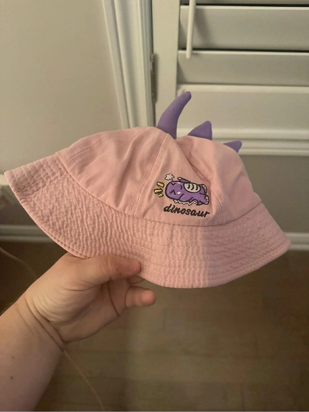 Pink Dinosaur Bucket Hat